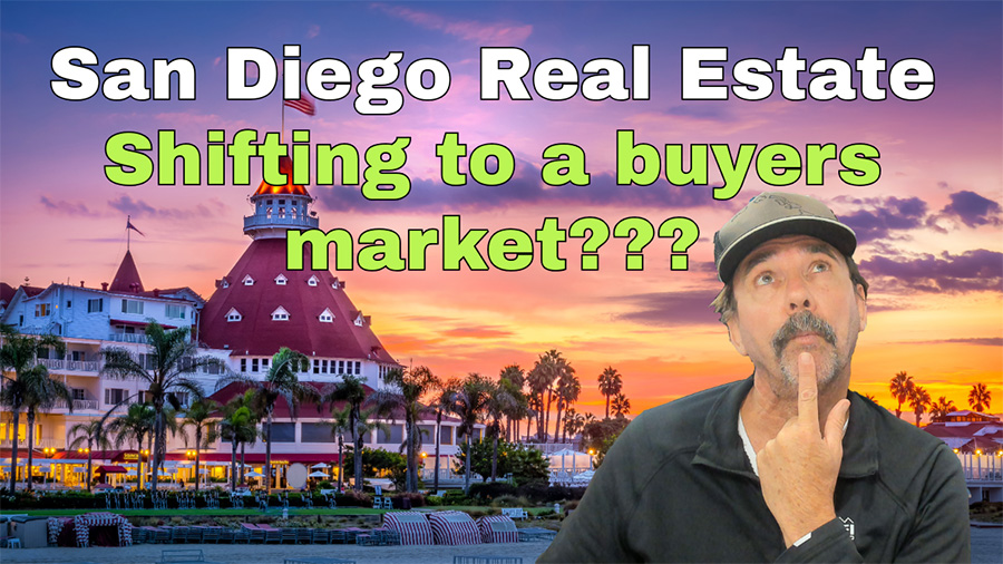 San Diego Real Estate Shifting to a buyers market June 2024