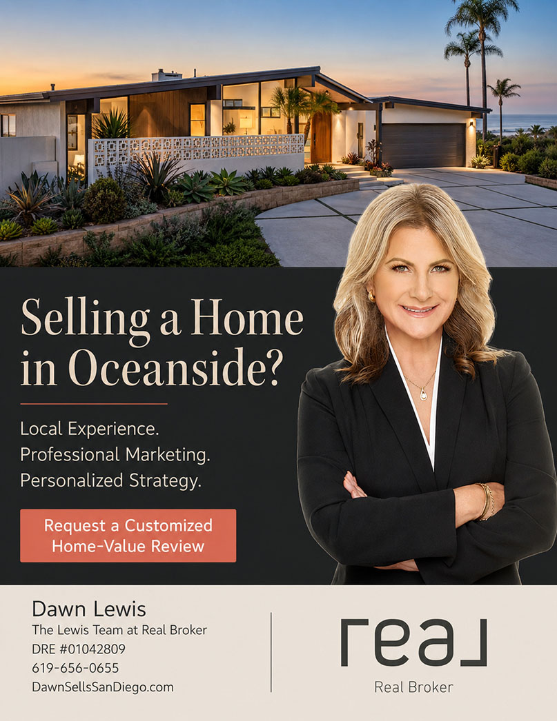Sell a home in Oceanside CA