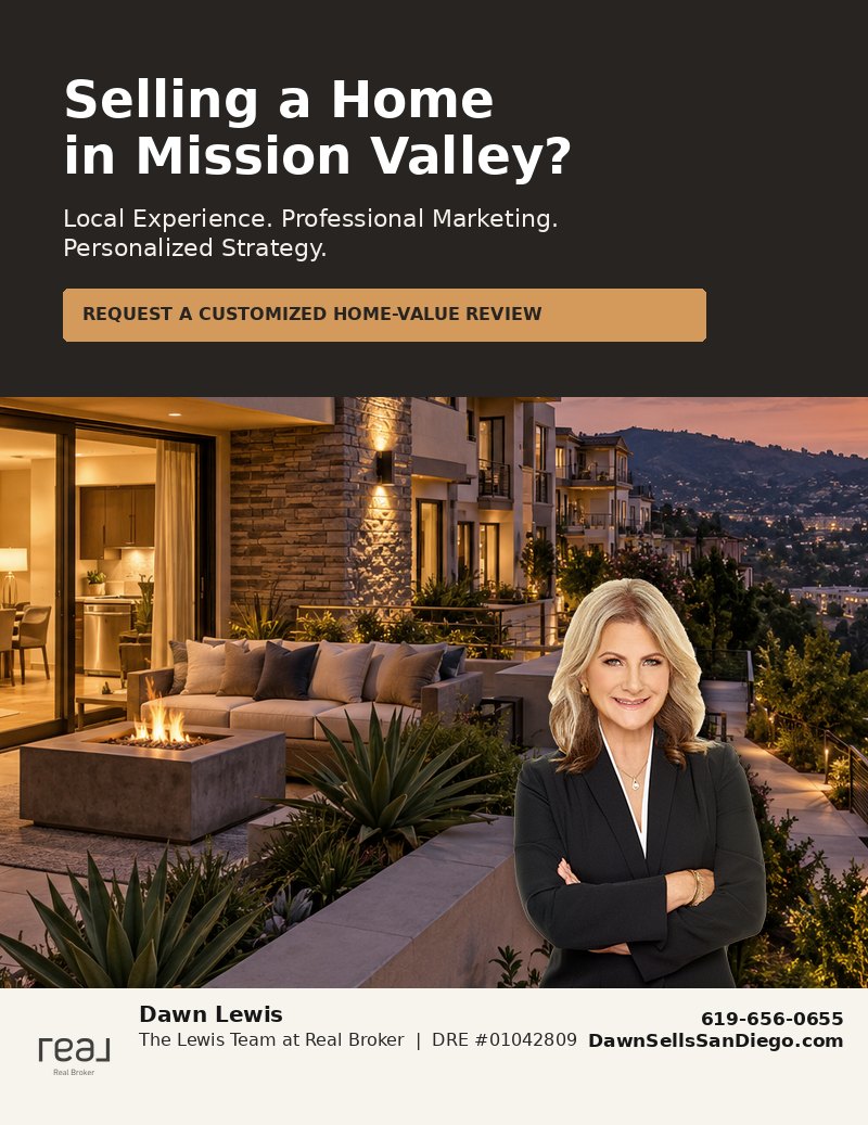 Sell my home in Mission Valley San Diego
