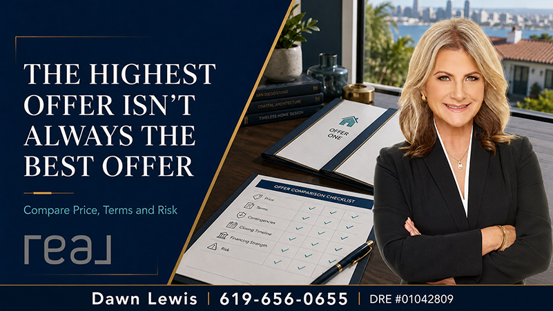 Selling my home in San Diego Highest offer isn't always the best offer