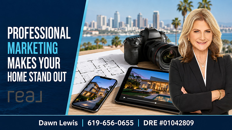 Selling my home in San Diego Professional Marketing Makes your home stand out