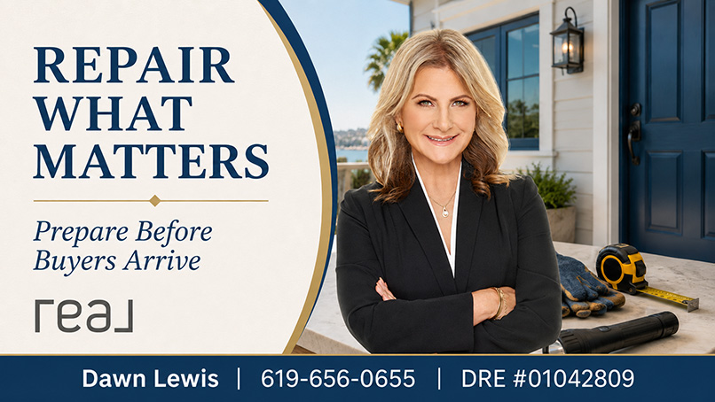 Selling my home in San Diego Repair what matters
