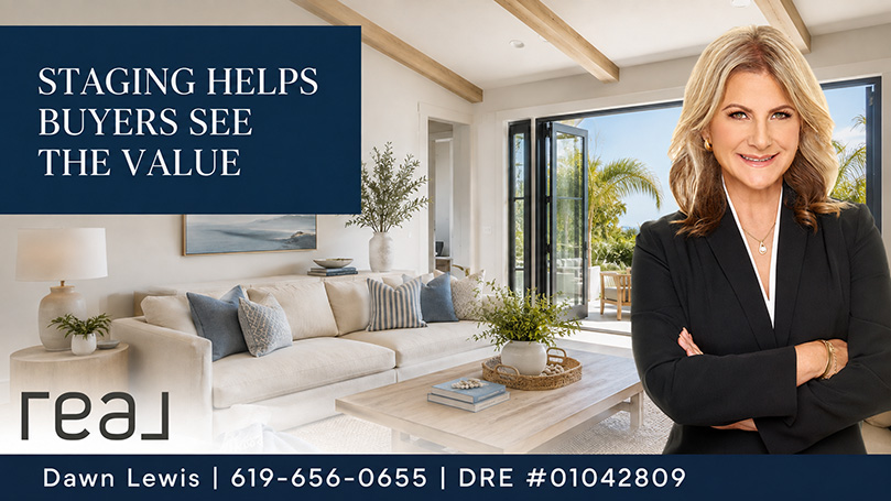 Selling my home in San Diego Staging helps buyers see the value