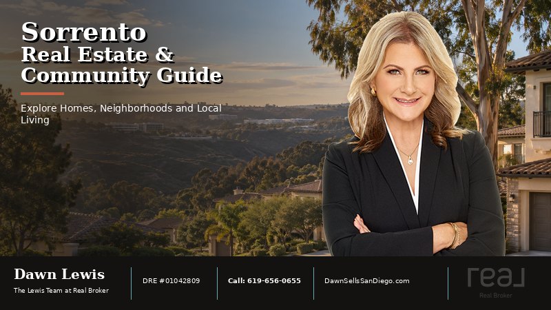 Sorrento San Diego Real Estate & Community Guide