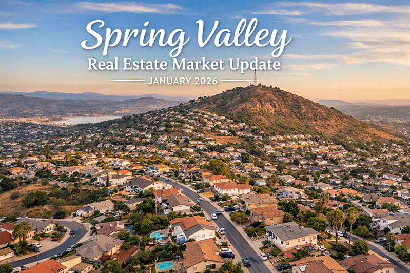Spring Valley Real Estate Market Update January 2026
