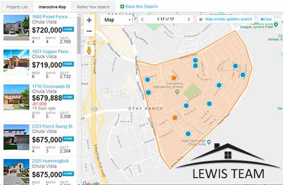 Windingwalk Home Search by Map