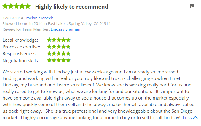 Zillow Agents in San Diego - Chula Vista 5 Star Zillow Agent in Eastlake - The Lewis Team San Diego