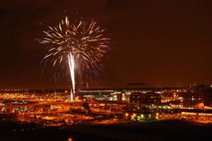 Fourth of July from Glass House