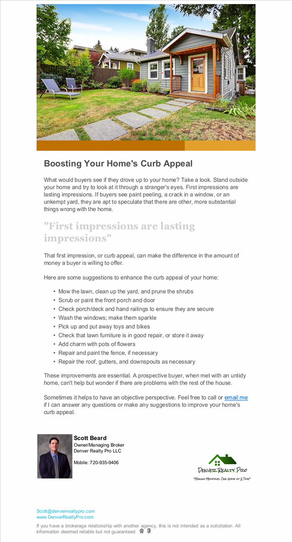 Suggestions To Enhance Your Homes Curb Appeal 