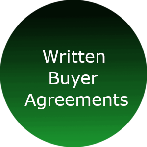 Frequently Asked Questions About Written Buyer Agreements 