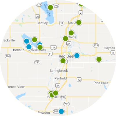 Interactive Map Search