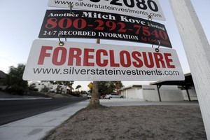 Foreclosure Sign Post