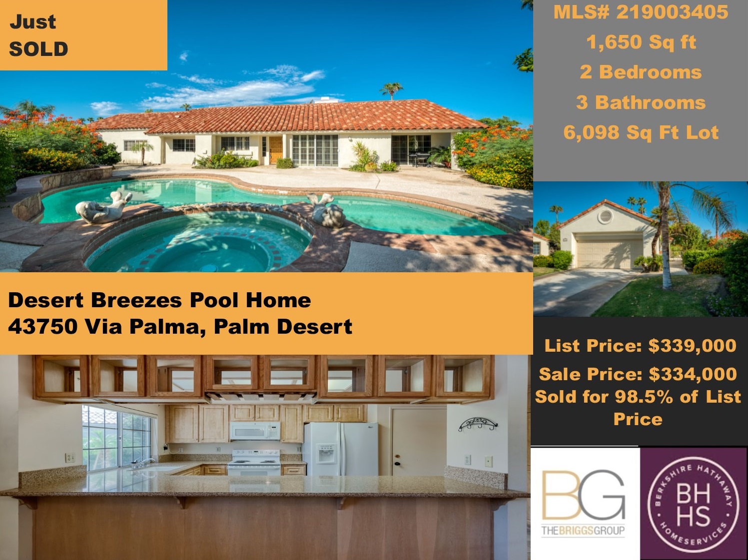 Just Sold ResortLike Living In This Desert Breezes Pool Home