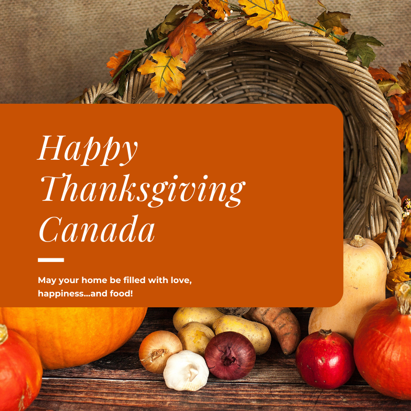 Happy Thanksgiving 2020 Canada