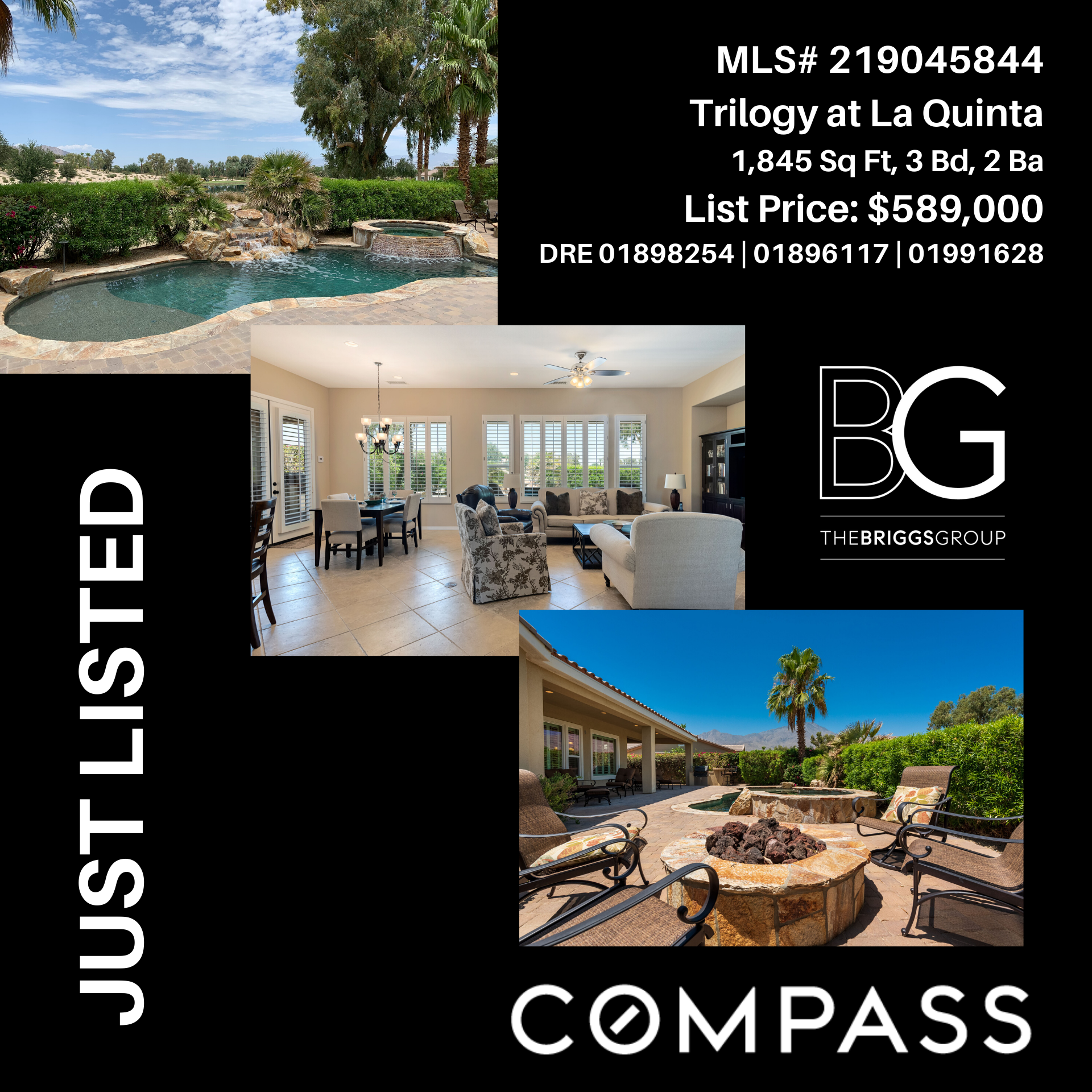 Just Listed Trilogy at La Quinta Home With ResortLike Backyard