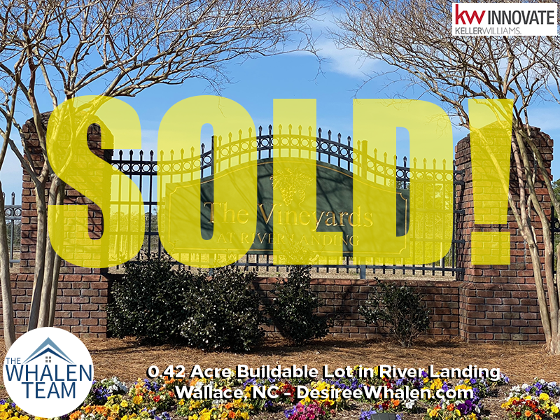 Sold Lot in River Landing, Wallace NC!