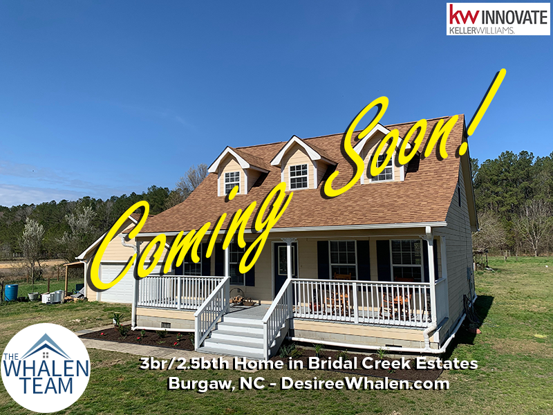 Coming Soon! Home in Bridal Creek Estates, Burgaw NC!