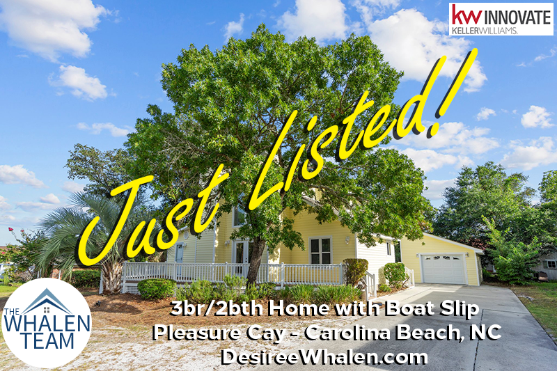 Just Listed! Home in Pleasure Cay, Carolina Beach NC!