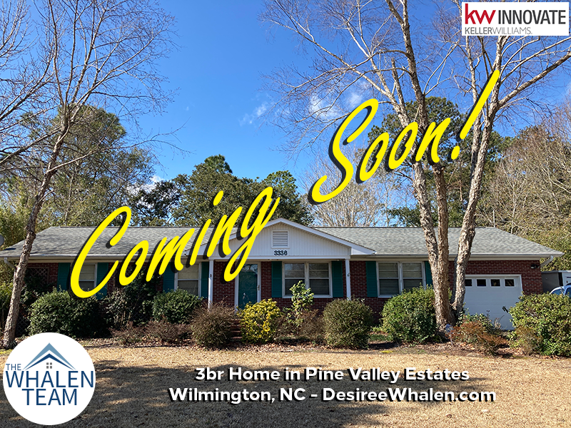 Coming Soon! 3Bedroom Home in Pine Valley Estates Wilmington NC!