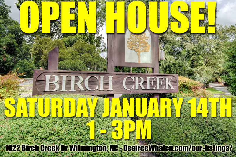Open House Tomorrow 1/14/17 in Birch Creek Community!