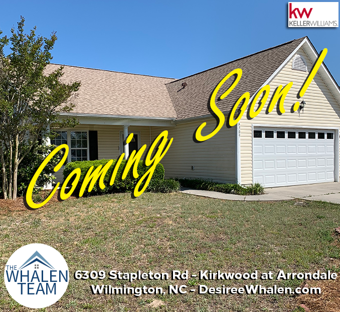Coming Soon! Beautiful Home in Kirkwood at Arrondale, Wilmington NC!
