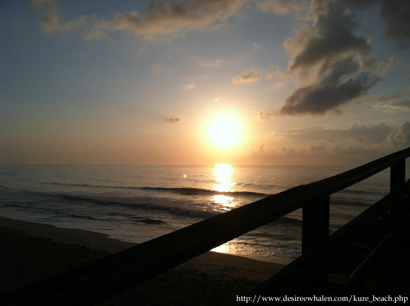 Sunrise on Kure Beach