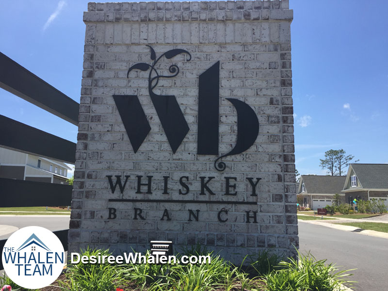 Whiskey Branch entry sign