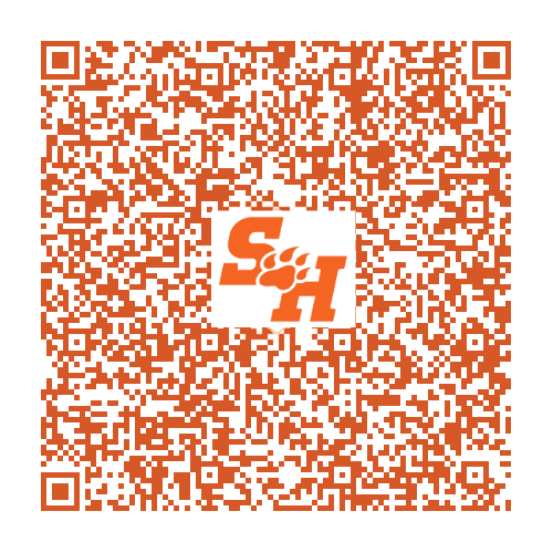 QR code for Bearkat football schedule