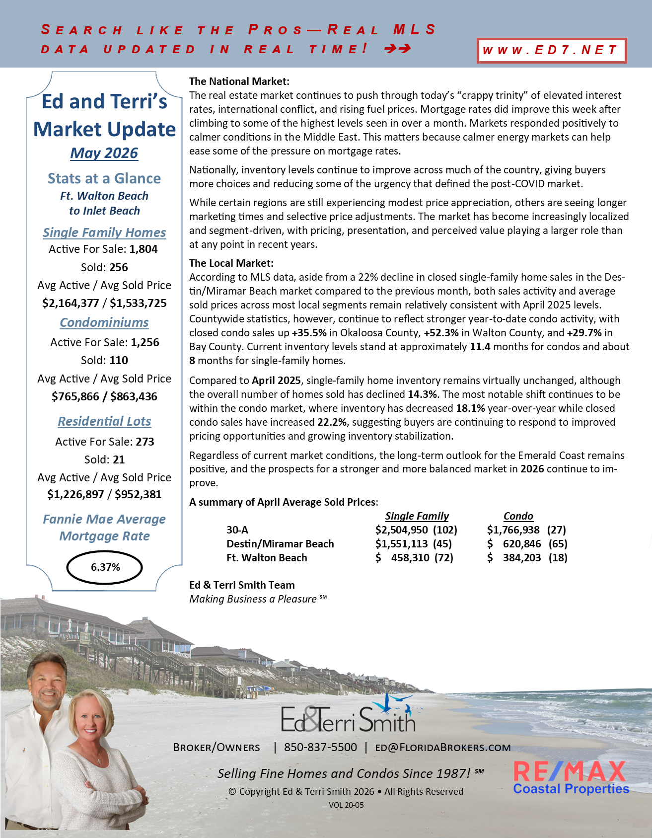 May 2026 Newsletter (pg 1)