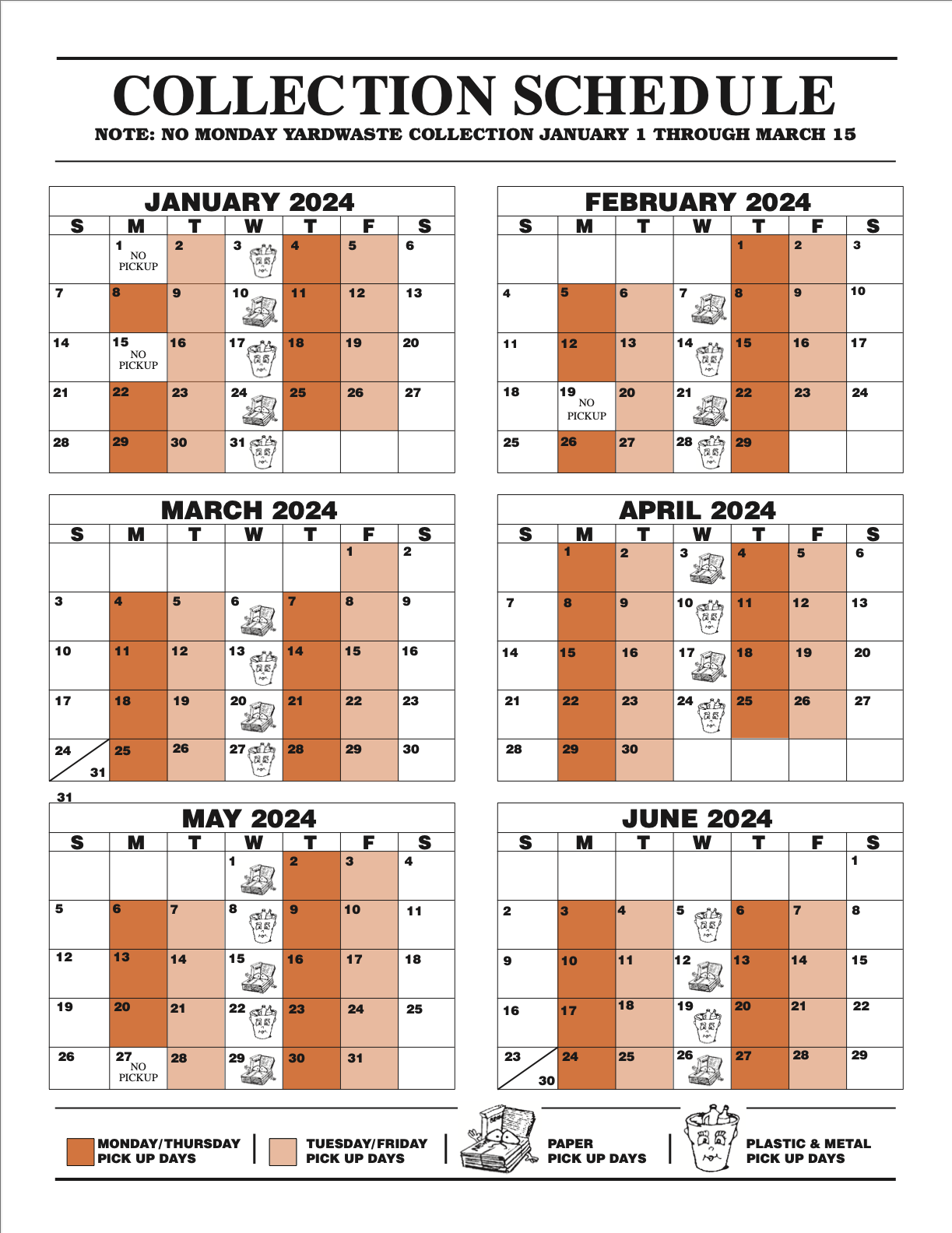 Northport Recycle Schedule 