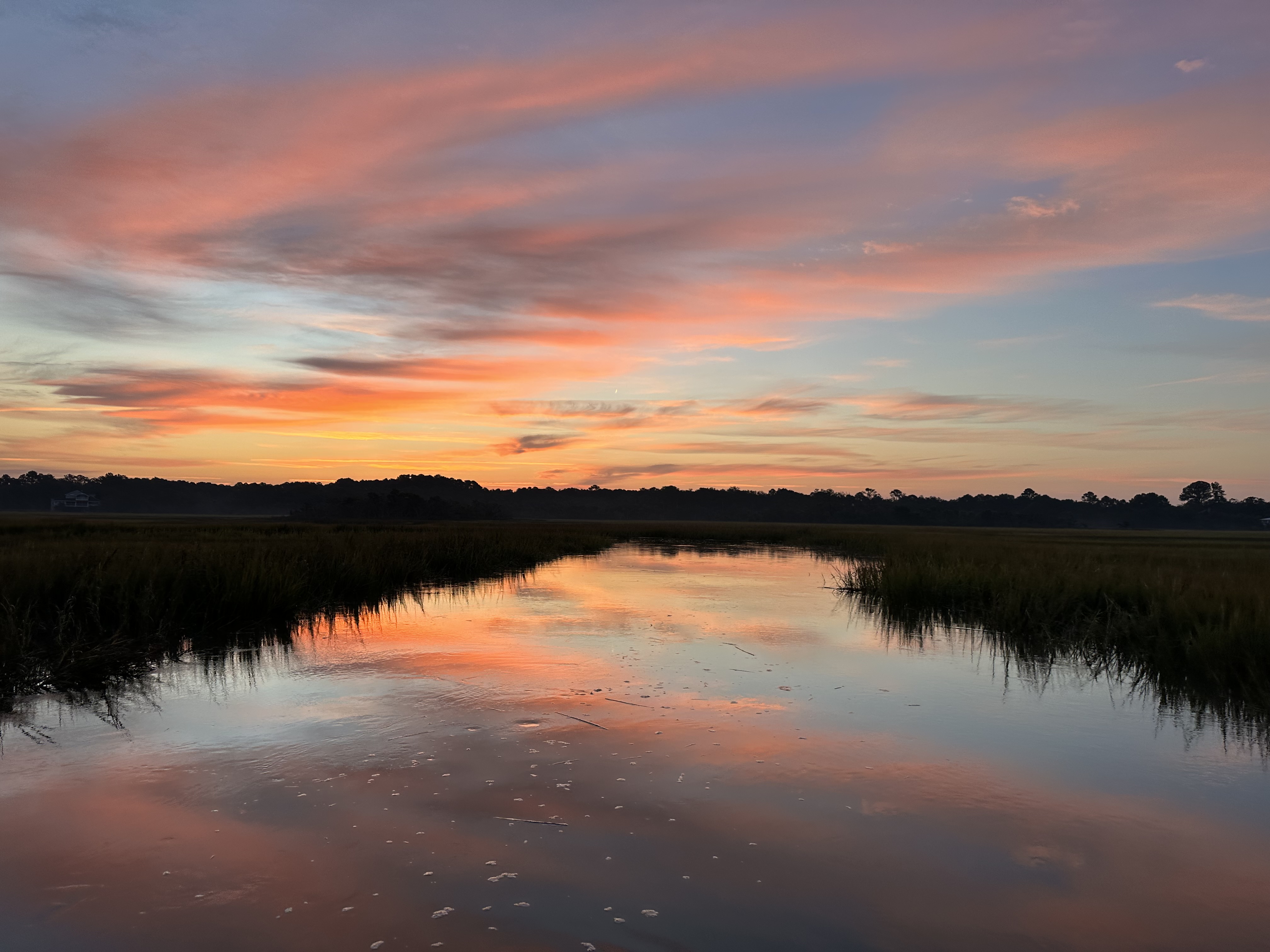 Sunset off of Fishing Creek