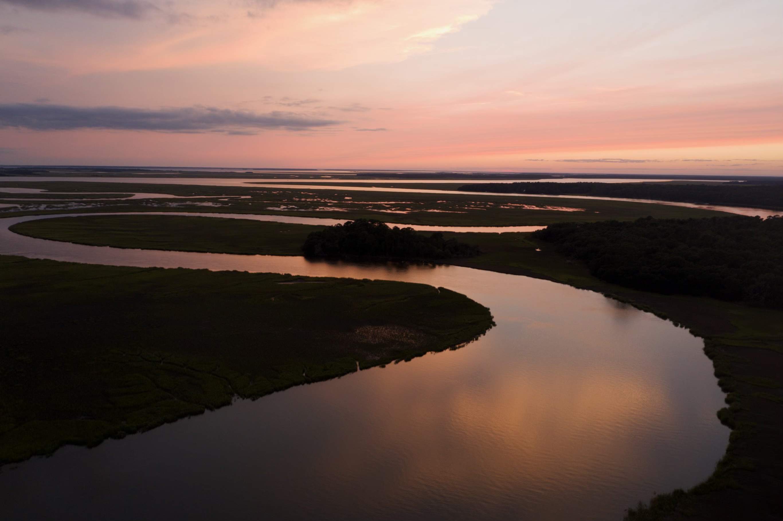 Sunset Over Fishing Creek