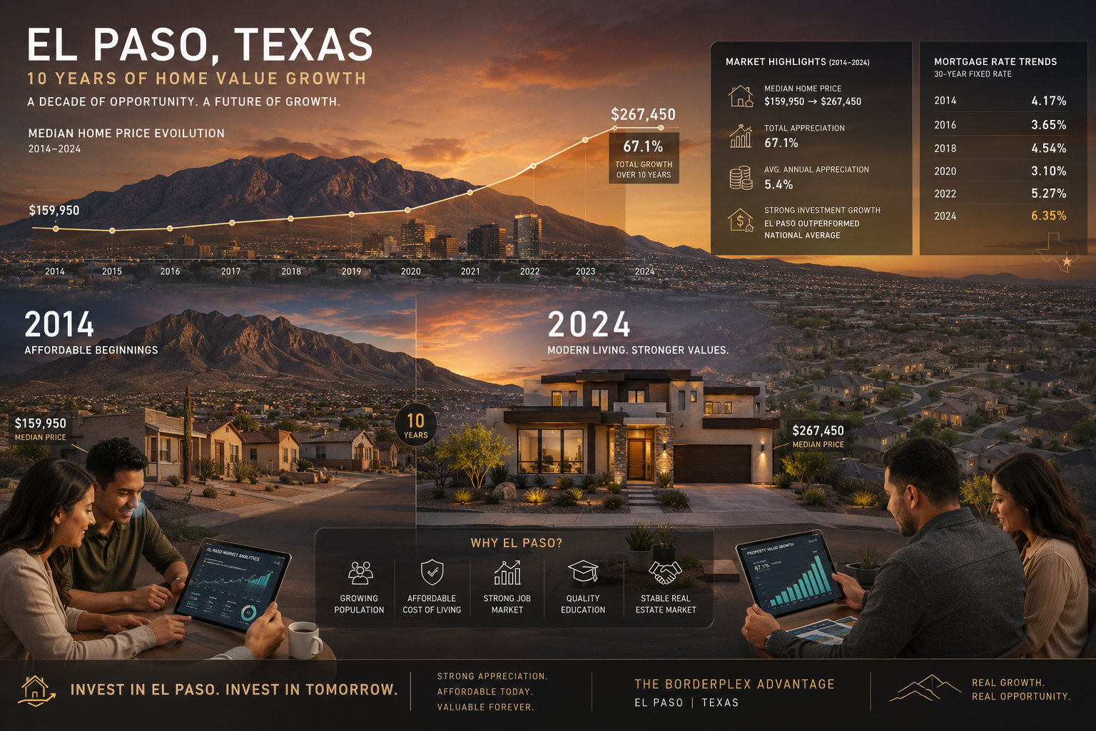 Homes for sale in El Paso, TX,Median Home Prices in El Paso Over the Last 10 Years | El Paso Real Estate Trends