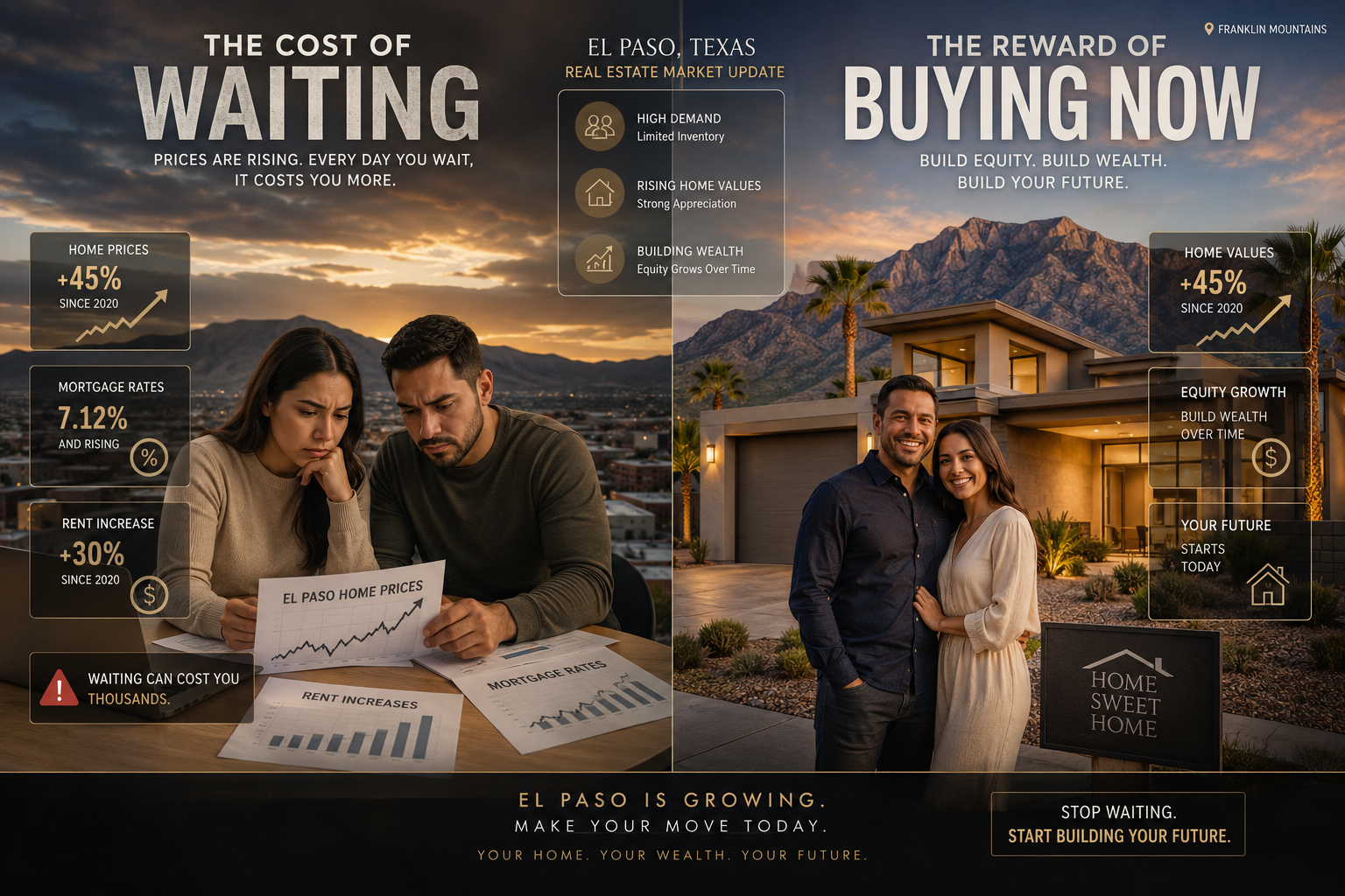 Homes for sale in El Paso, TX, Why Waiting to Buy in El Paso Could Cost You Thousands in 2026 | El Paso Real Estate Guide