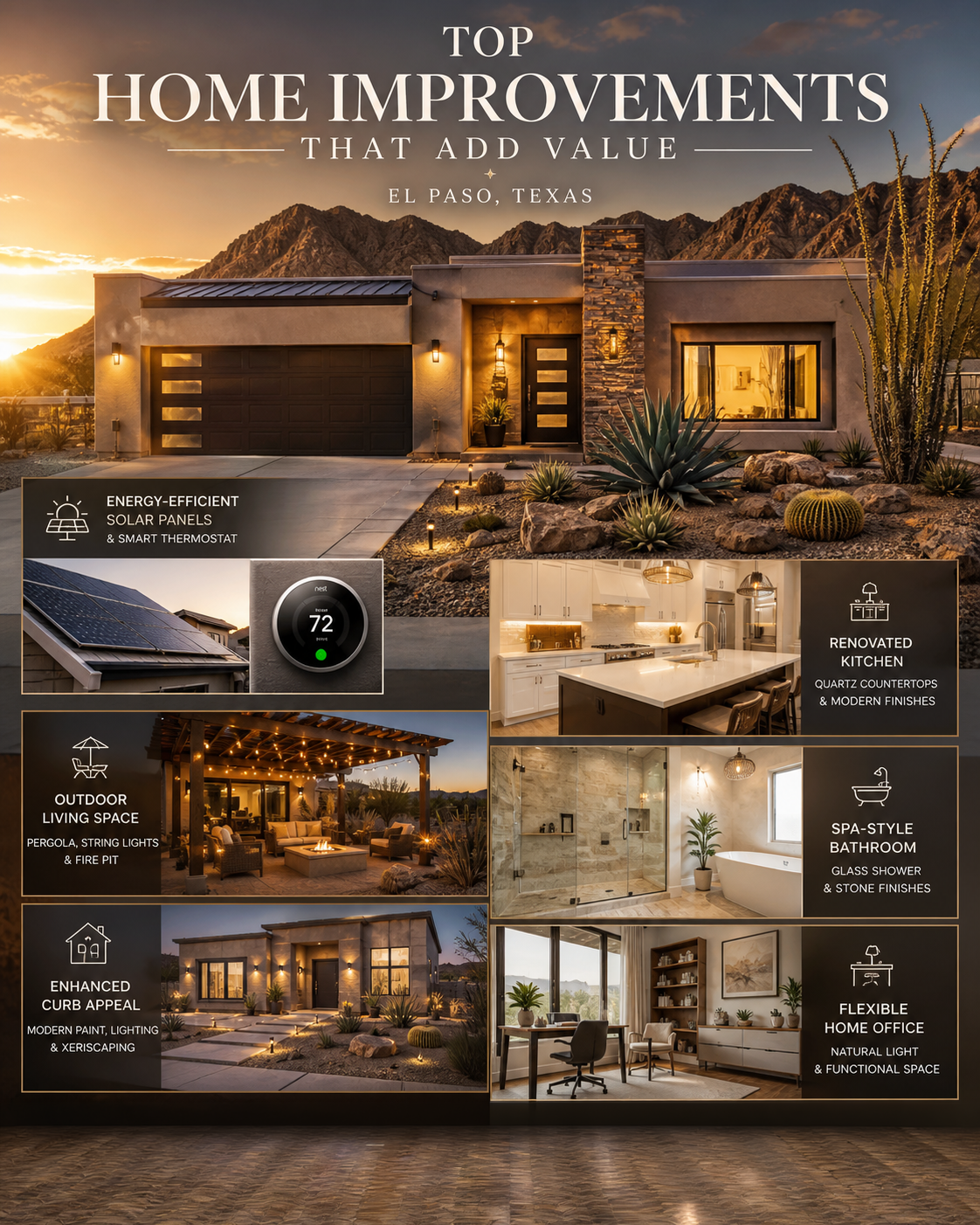 Homes for sale in El Paso, TX, Top Home Improvements That Add Value in El Paso (2026 Guide)