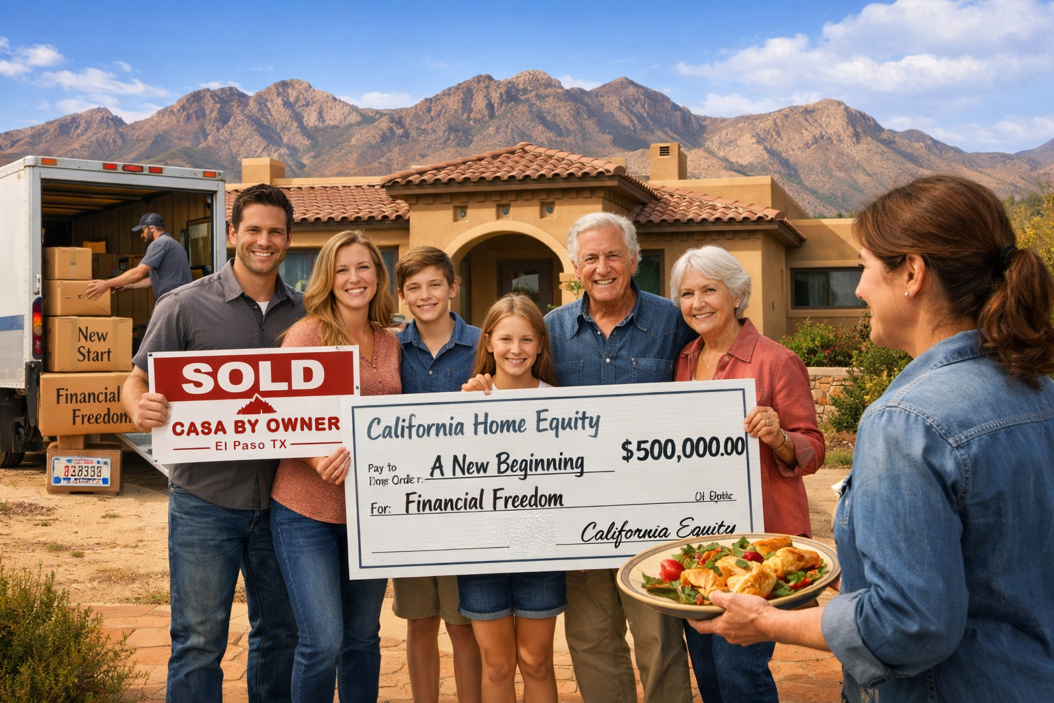 Home for sale in El Paso, TX, Affordable Lifestyle Draws Californians to El Paso