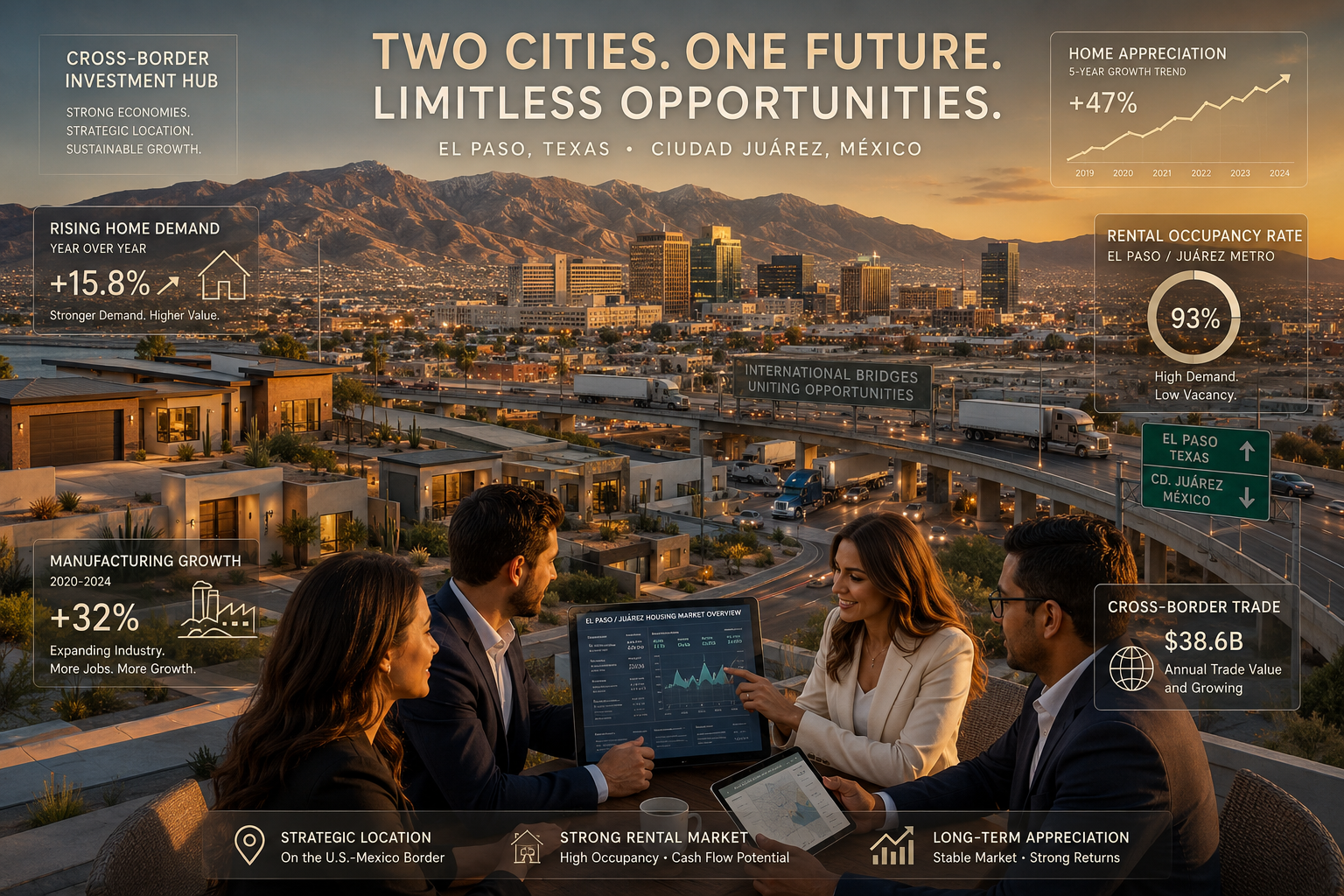 Homes for sale in El Paso, TX. How the Ciudad Ju&aacute;rez Economy Impacts El Paso Housing Market in 2026 | EPCasaByOwner