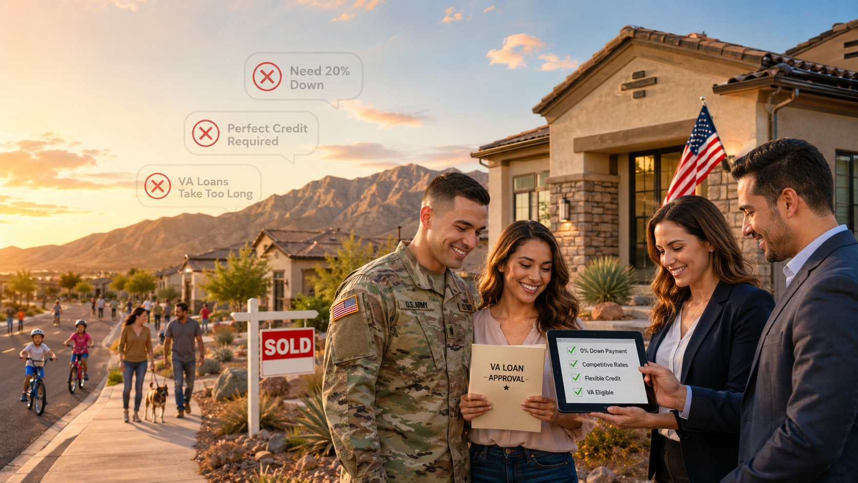 Homes for sale in El Paso, TX. VA Loan Myths That Stop Military Families From Buying in El Paso | 2026 Guide