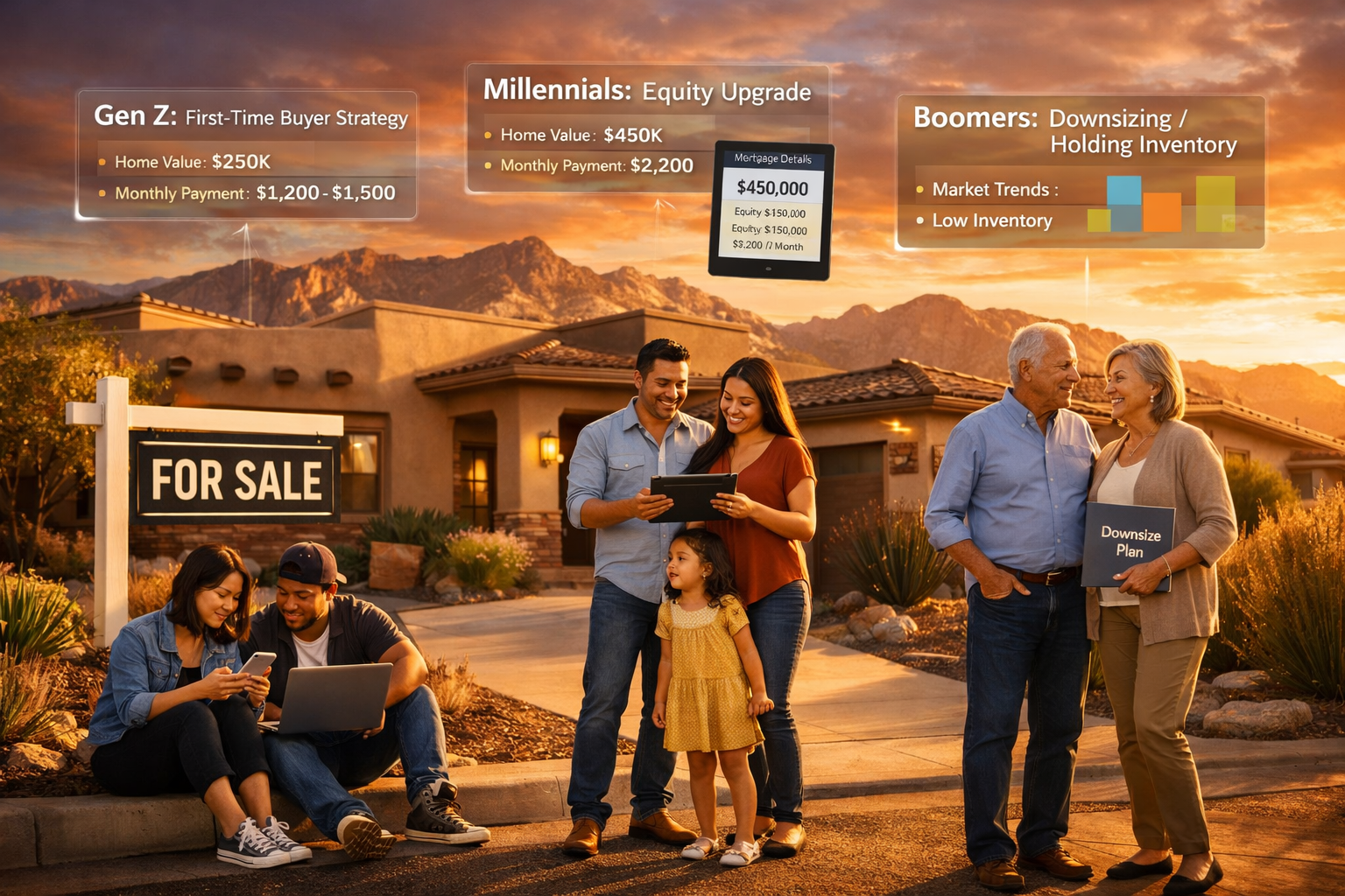 Homes for sale in El Paso, TX, Millennials, Gen Z & Boomers: 2026 Housing Market Guide | El Paso Real Estate