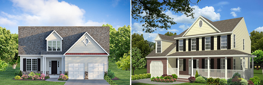 El Paso homes, two-story home, one-story home