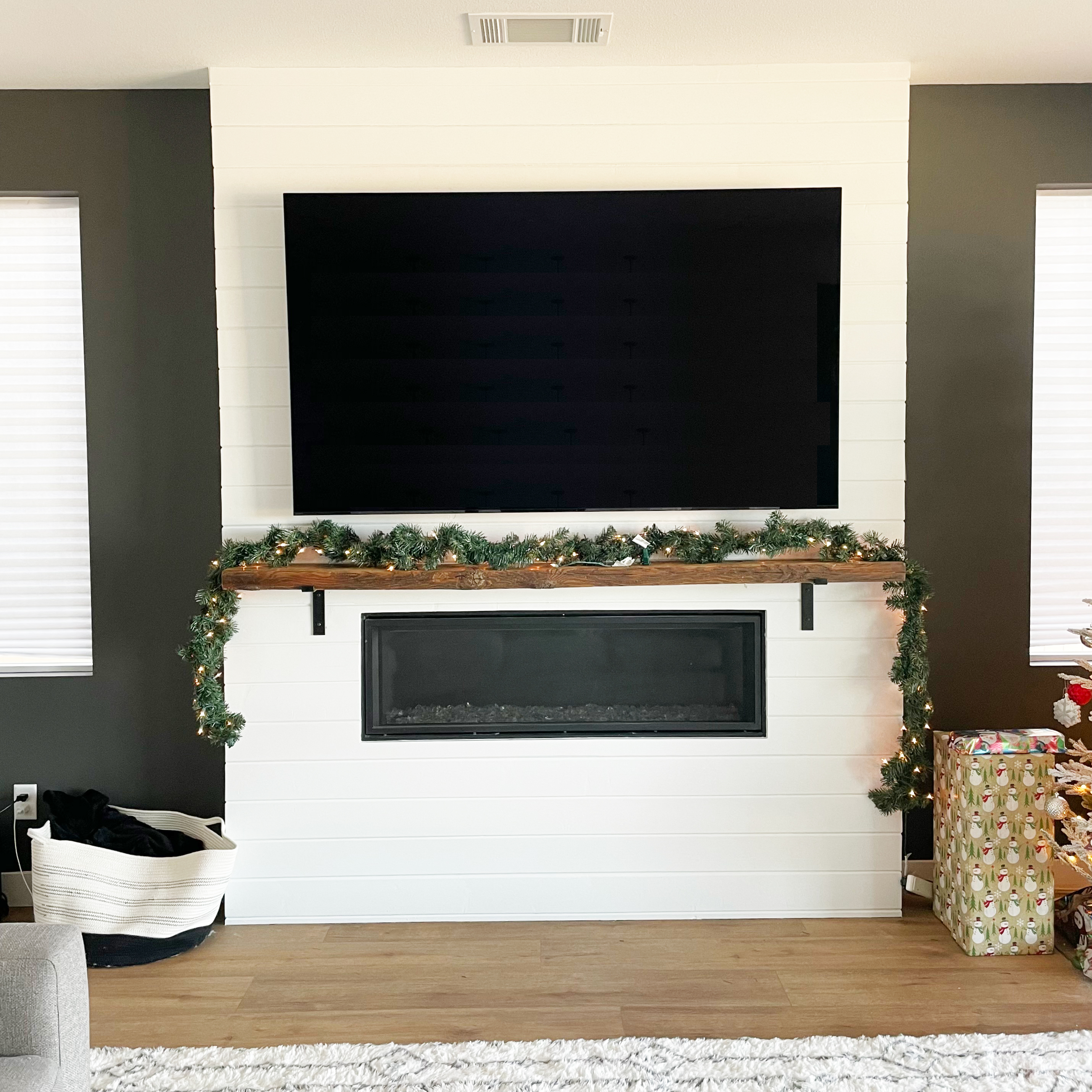 Fireplace surround (after)