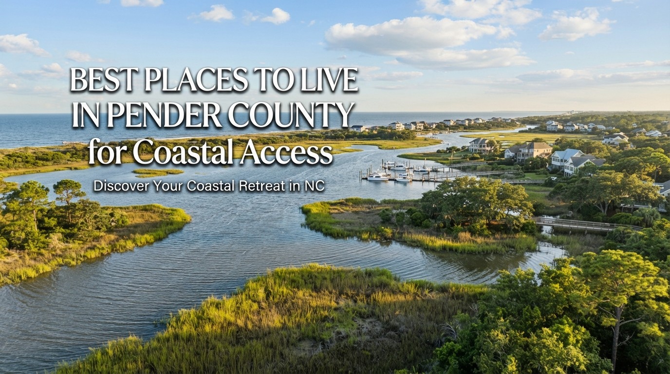Best Places to Live in Pender County for Coastal Access