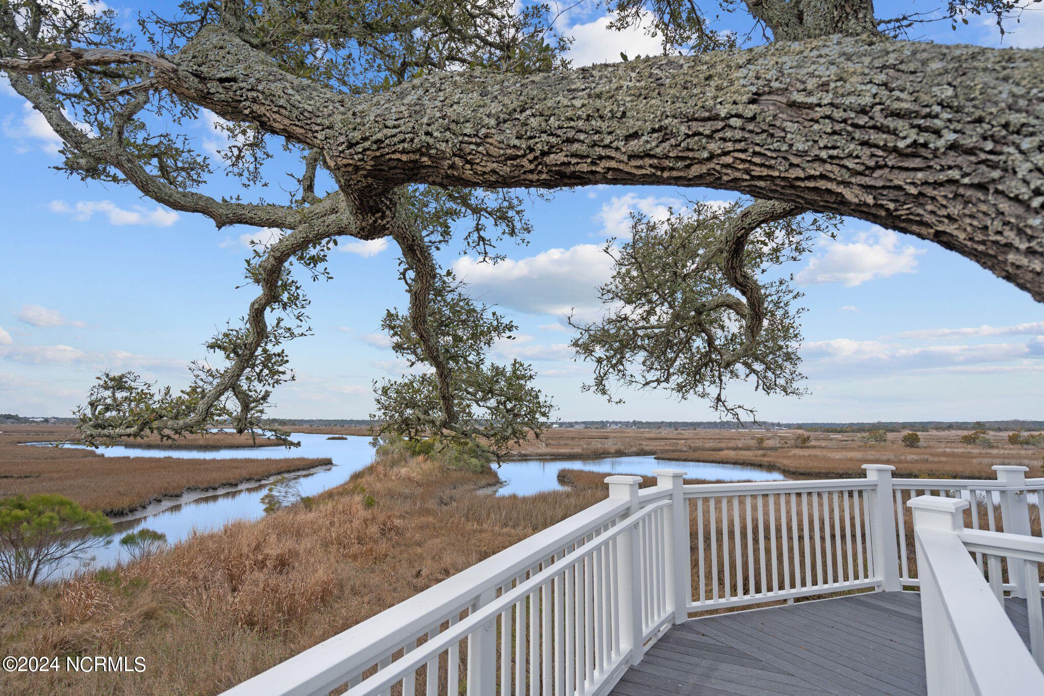Calabash NC Aerial Image over Marsh