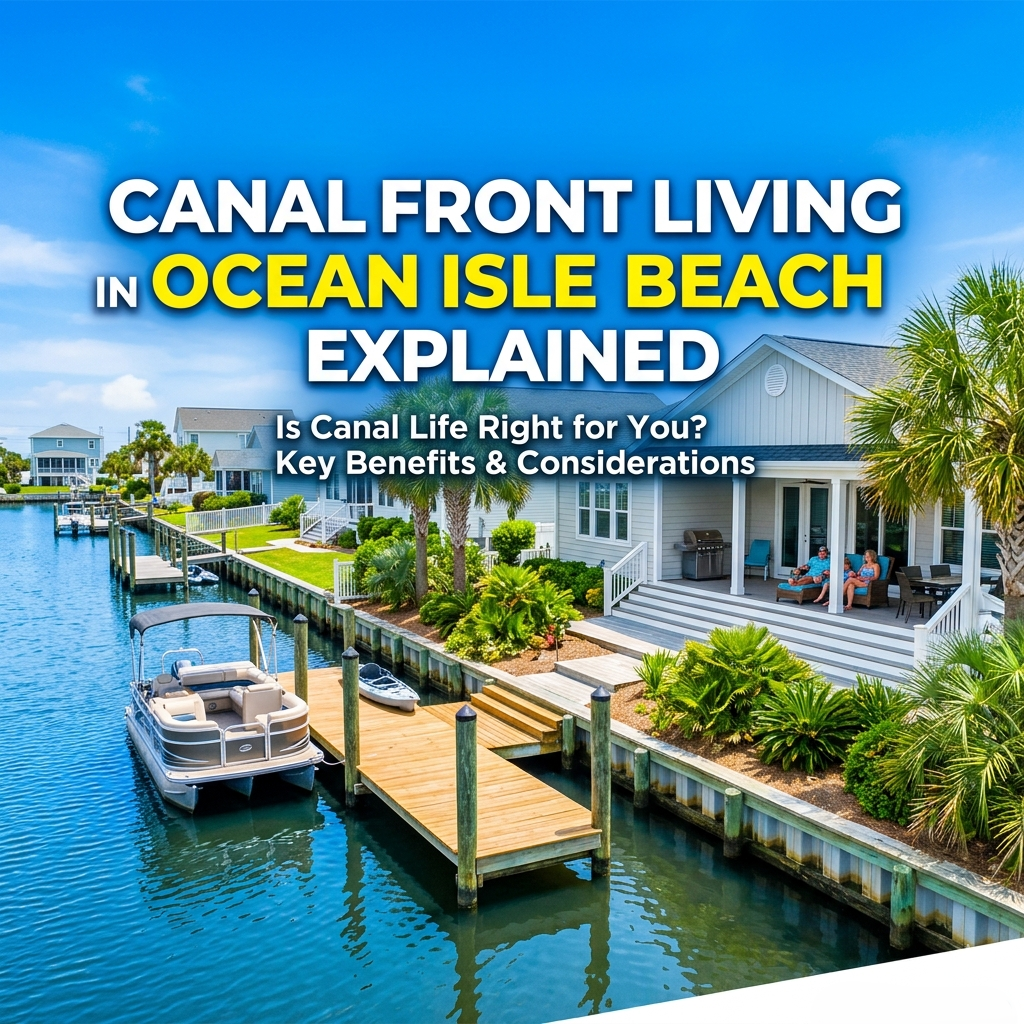 Canal Front Living in Ocean Isle Beach Explained