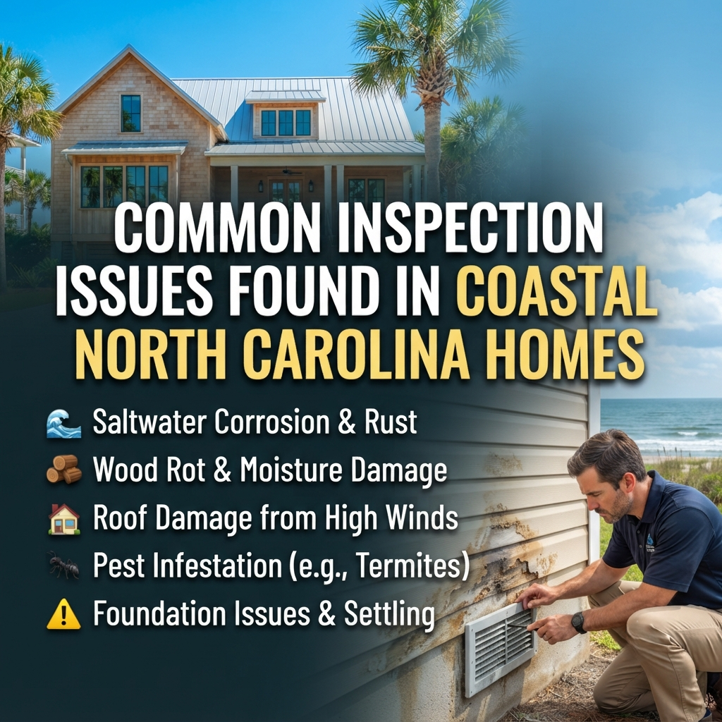 Common Inspection Issues Found in Coastal North Carolina Homes