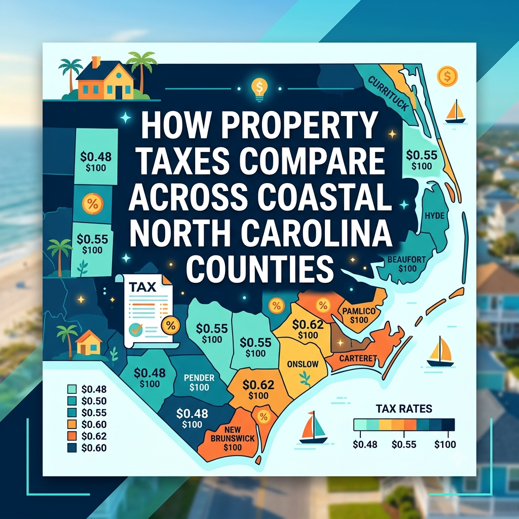 How Property Taxes Compare Across Coastal North Carolina Counties