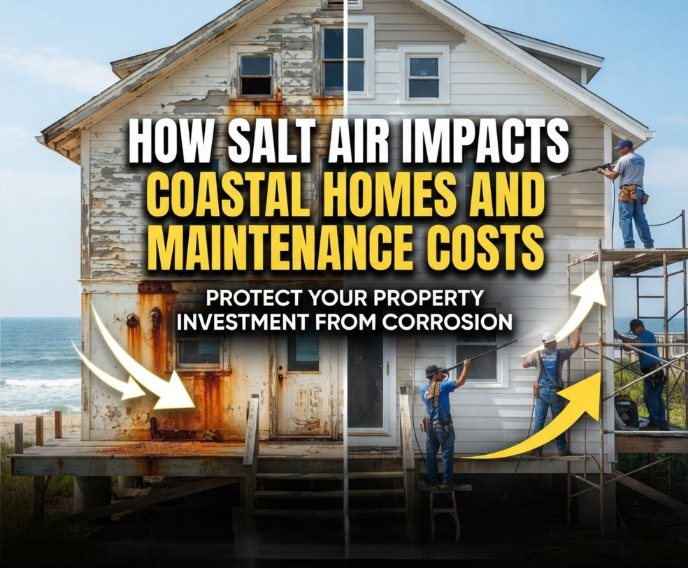 How Salt Air Impacts Coastal Homes and Maintenance Costs