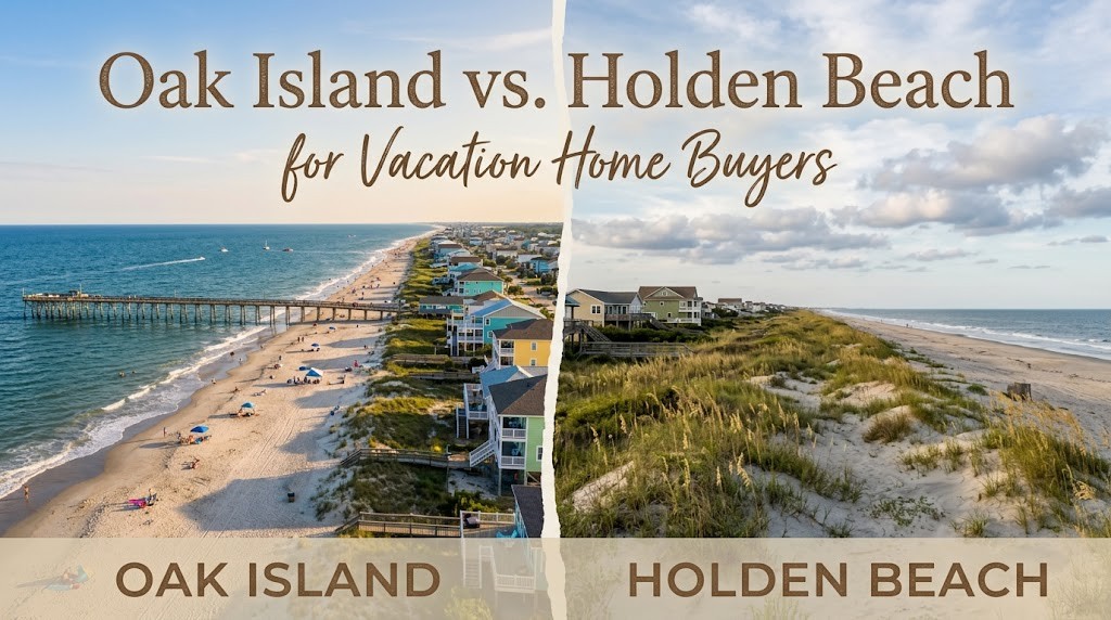 Oak Island vs. Holden Beach for Vacation Home Buyers
