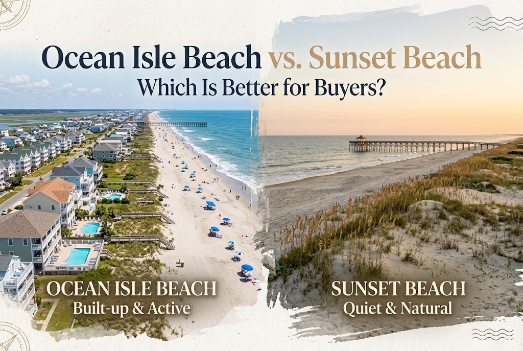 Ocean Isle Beach vs. Sunset Beach: Which Is Better for Buyers?