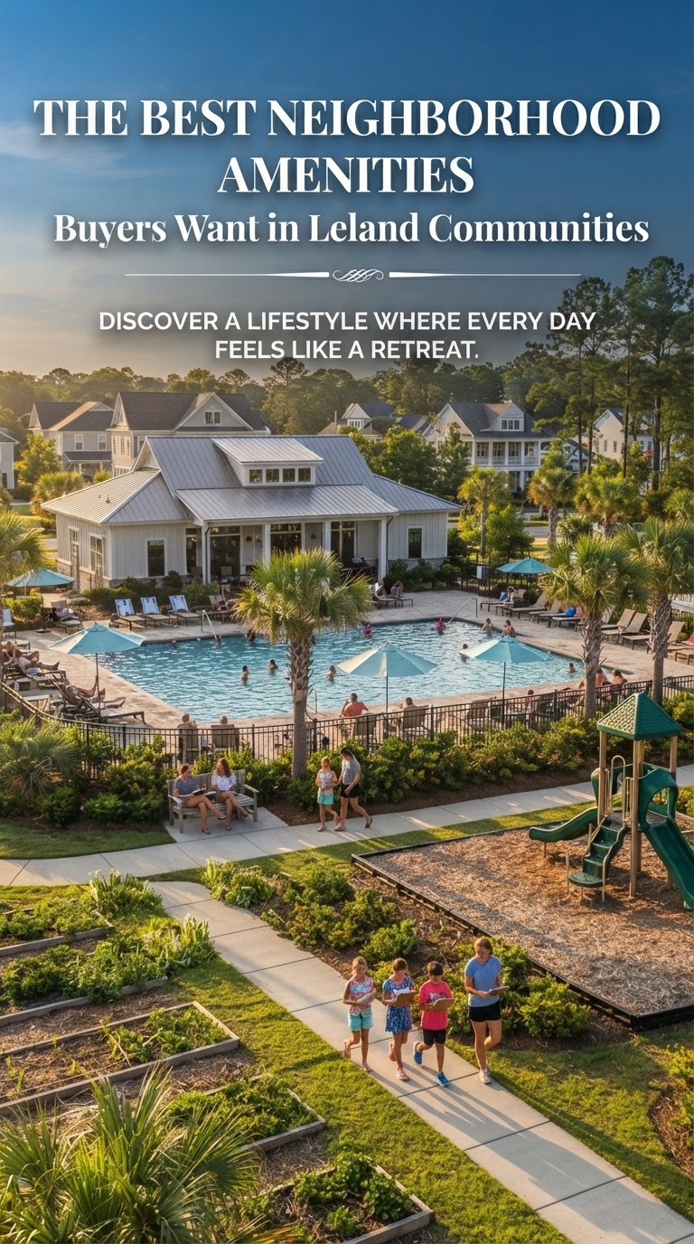 The Best Neighborhood Amenities Buyers Want in Leland Communities 